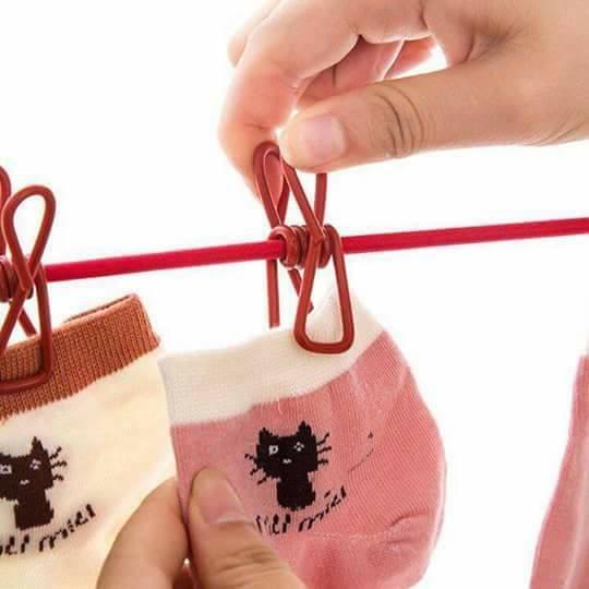 Dây phơi quần áo có kẹp tiện lợi