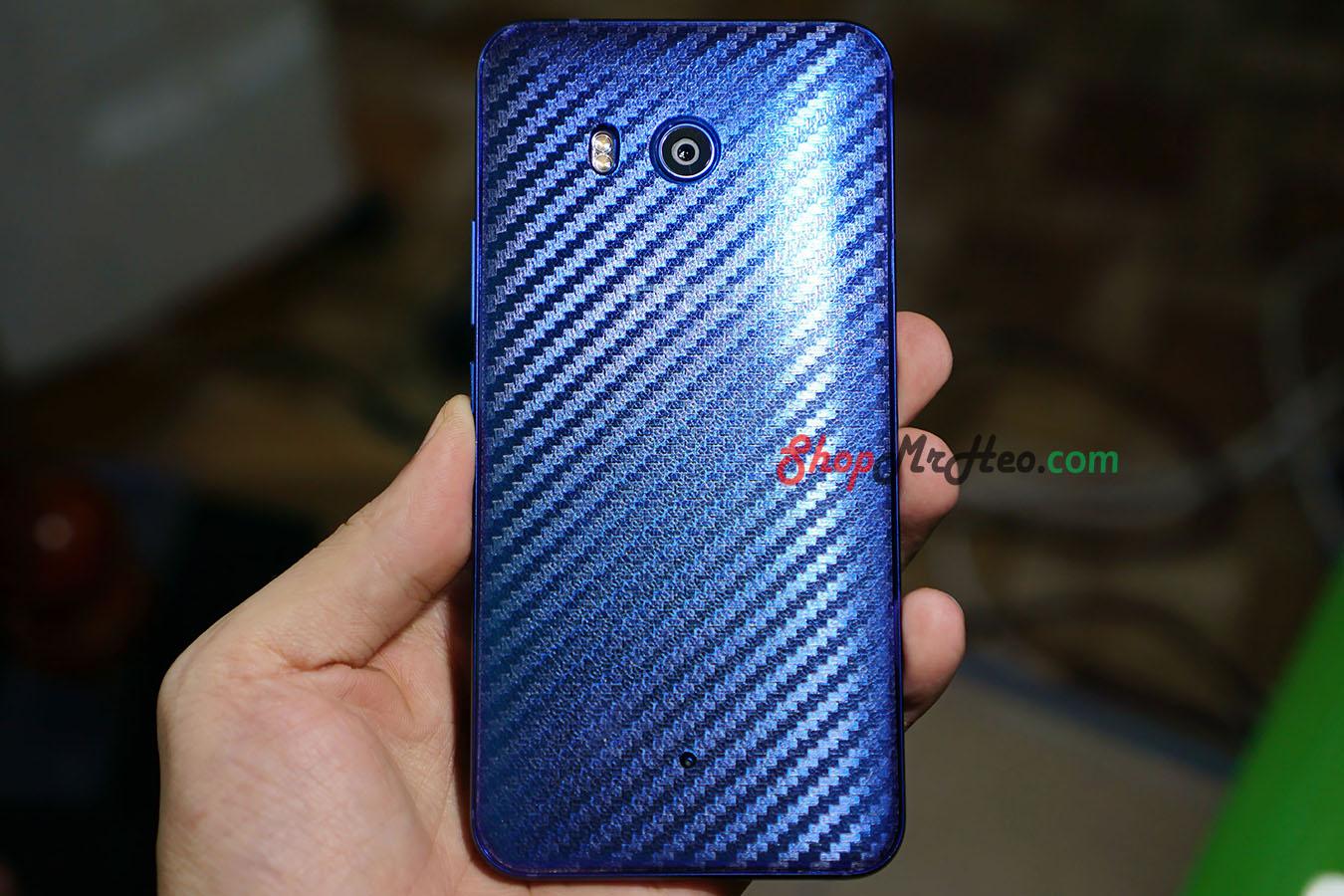 [HCM]Bộ 3 Skin Dán Mặt Lưng HTC U11