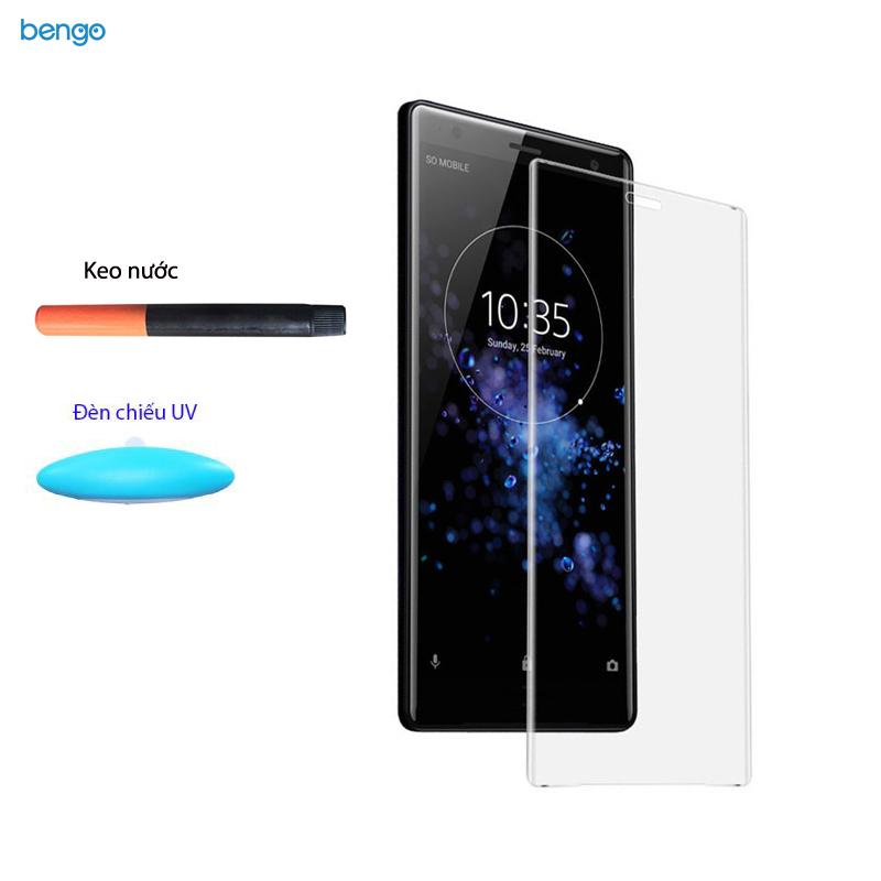 [HCM]Dán cường lực Sony Xperia XZ2 Full keo UV