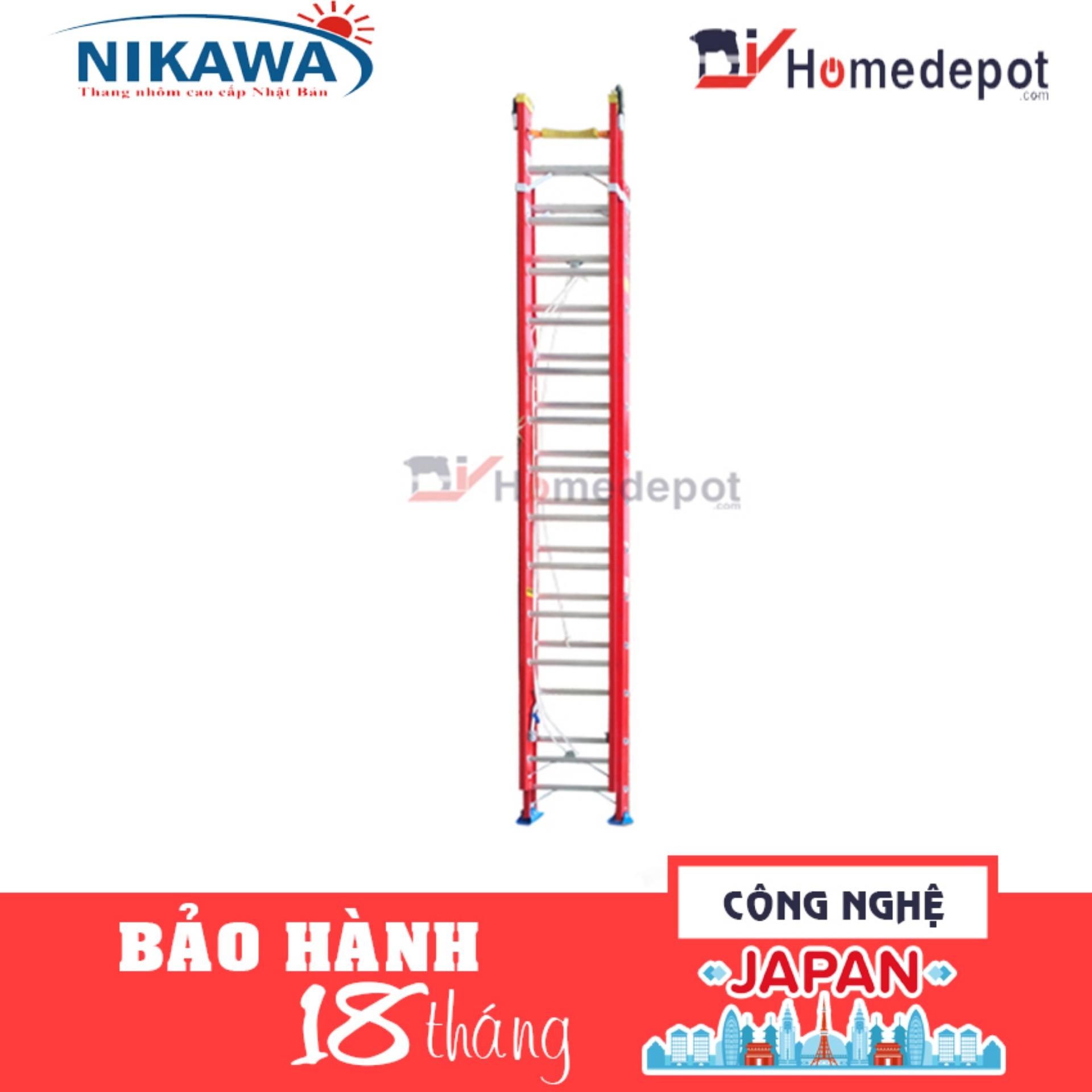 Thang cách điện hai đoạn Nikawa NKL-60 (Đỏ)