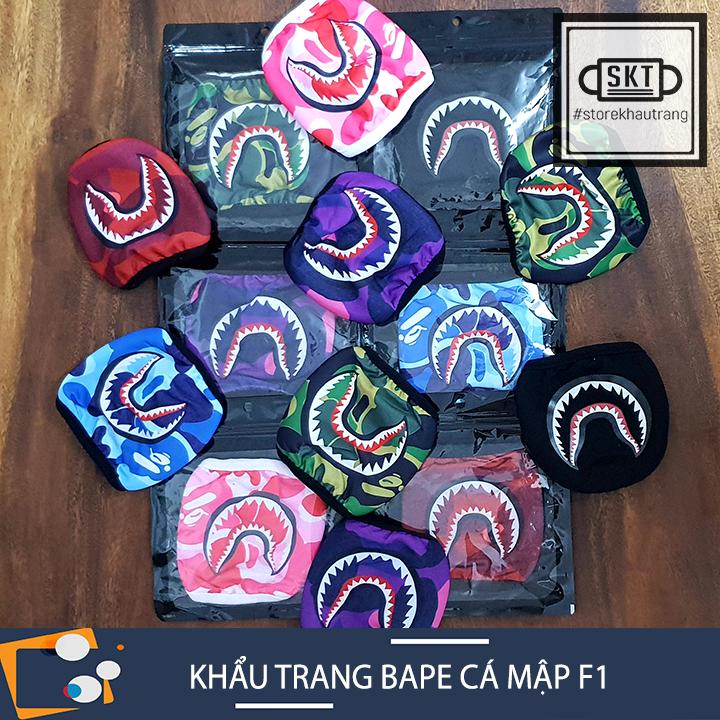 Bịt Mặt Bape Shark Cá Mập V1 - Full Màu Khách Chọn Lựa