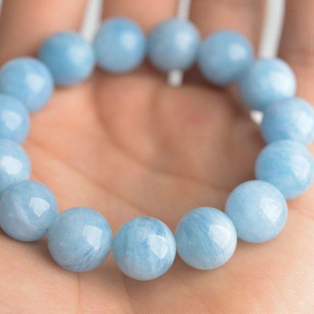 [HCM]Vòng tay đá AQUAMARINE 10ly