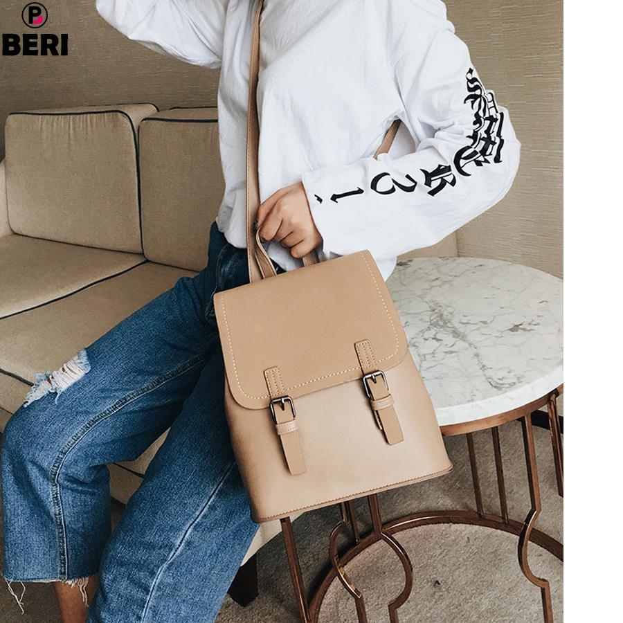 Ba lô nữ da khóa cao cấp BERI 090-093