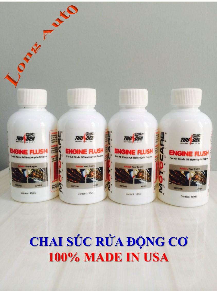 [HCM]Bộ 4 chai súc rửa động cơ ENGINE FLUSH USA