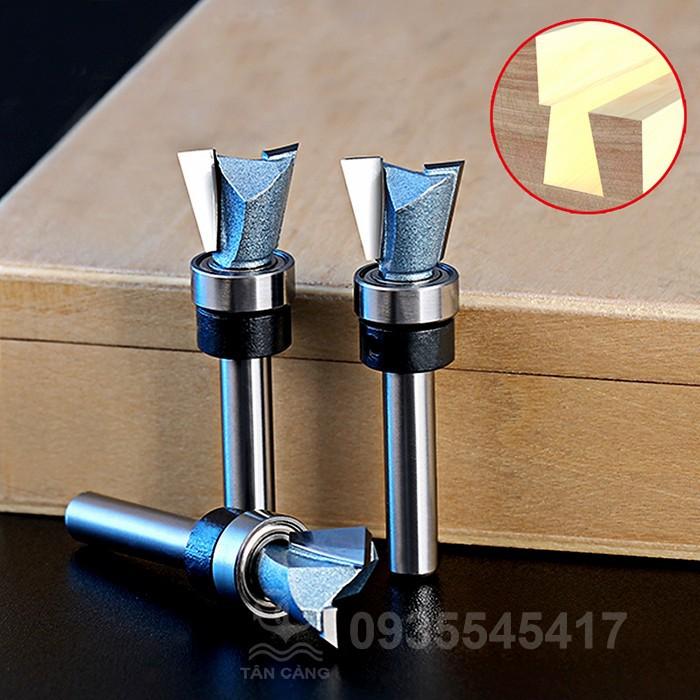Mũi Phay Mộng Đuôi Cá 15 x 12.6 mm Tideway Cốt 6.35 mm