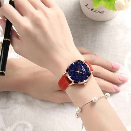 นาฬิกาข้อมือควอทซ์หนังแท้ ผู้หญิง สไตล์เกาหลี ยี่ห้อONTHEEDGE นาฬิกาข้อมือควอทซ์หนังแท้ ผู้หญิง สไตล์เกาหลี ยี่ห้อONTHEEDGE