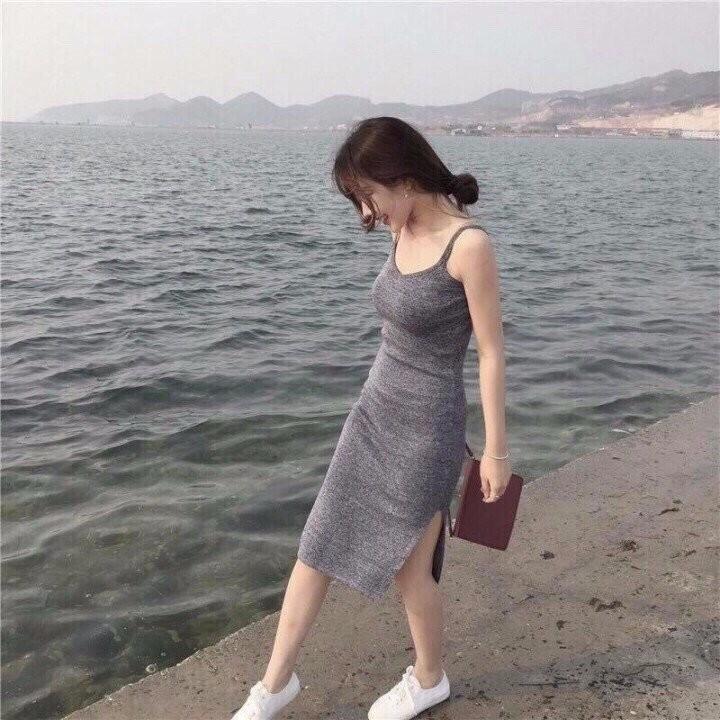 [HCM]Đầm body 2 dây