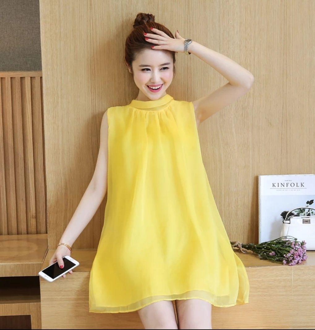 Đầm bầu váy bầu mang 2 kiểu thời trang Hàn Quốc