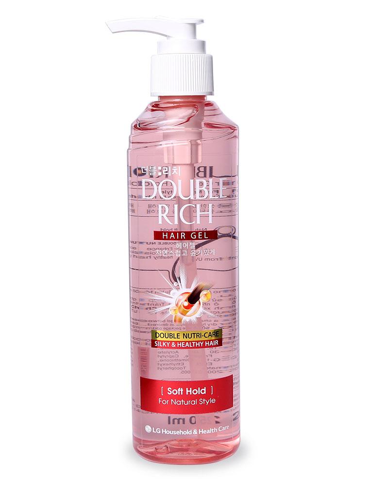 Gel Dưỡng Tóc Giữ Nếp Tóc Thẳng Double Rich Soft Hold Chai 250ML