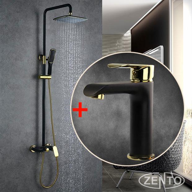 COMBO SEN CÂY, VÒI LAVABO VINTAGE B-G ZENTO KM105