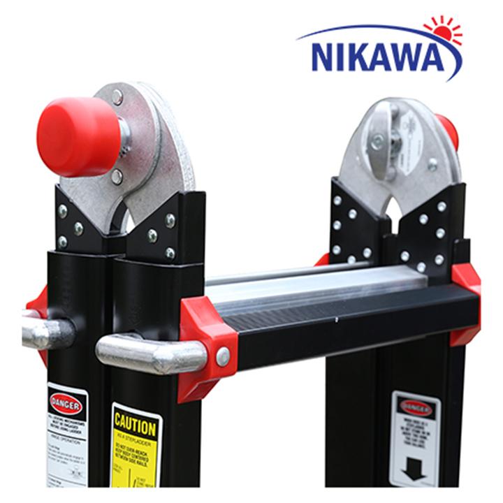 Thang nhôm gấp trượt Nikawa Nhật Bản NKB44 - 4,3m Tải trọng 250kg