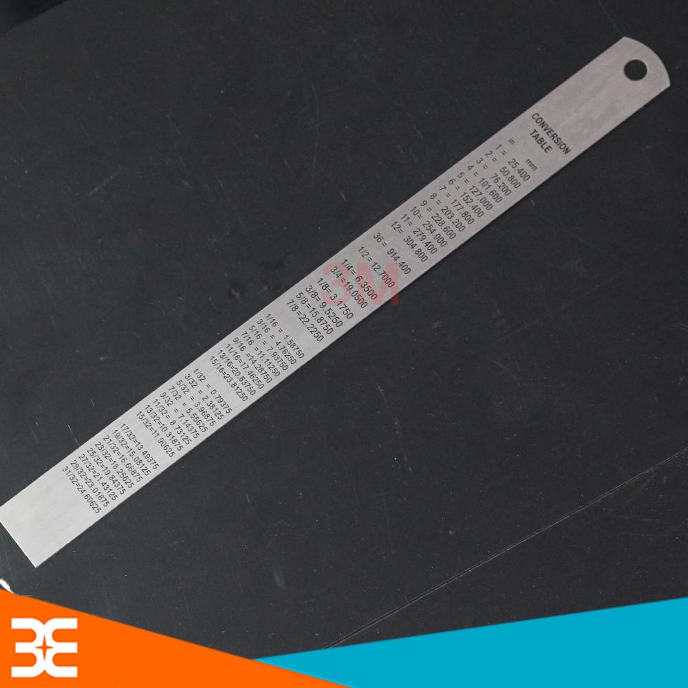 Thước Kỹ Thuật 20cm Loại Dày Dặn, Mạ Inox