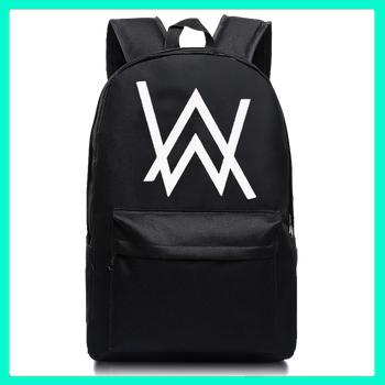 [HCM]Balo Nam nữ Alan Walker (Đen) D003