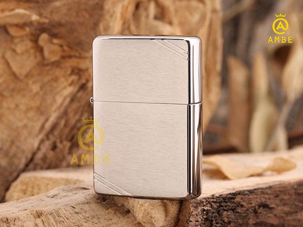 Bật lửa Zippo Mỹ chặt góc 230