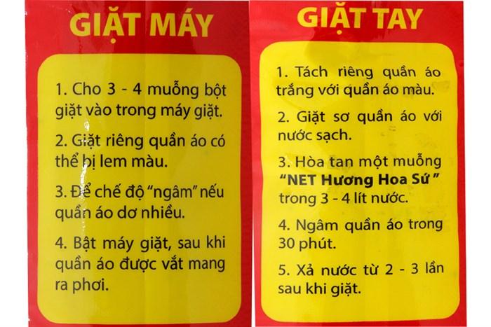 Bột Giặt Net Hương hoa sứ 6kg