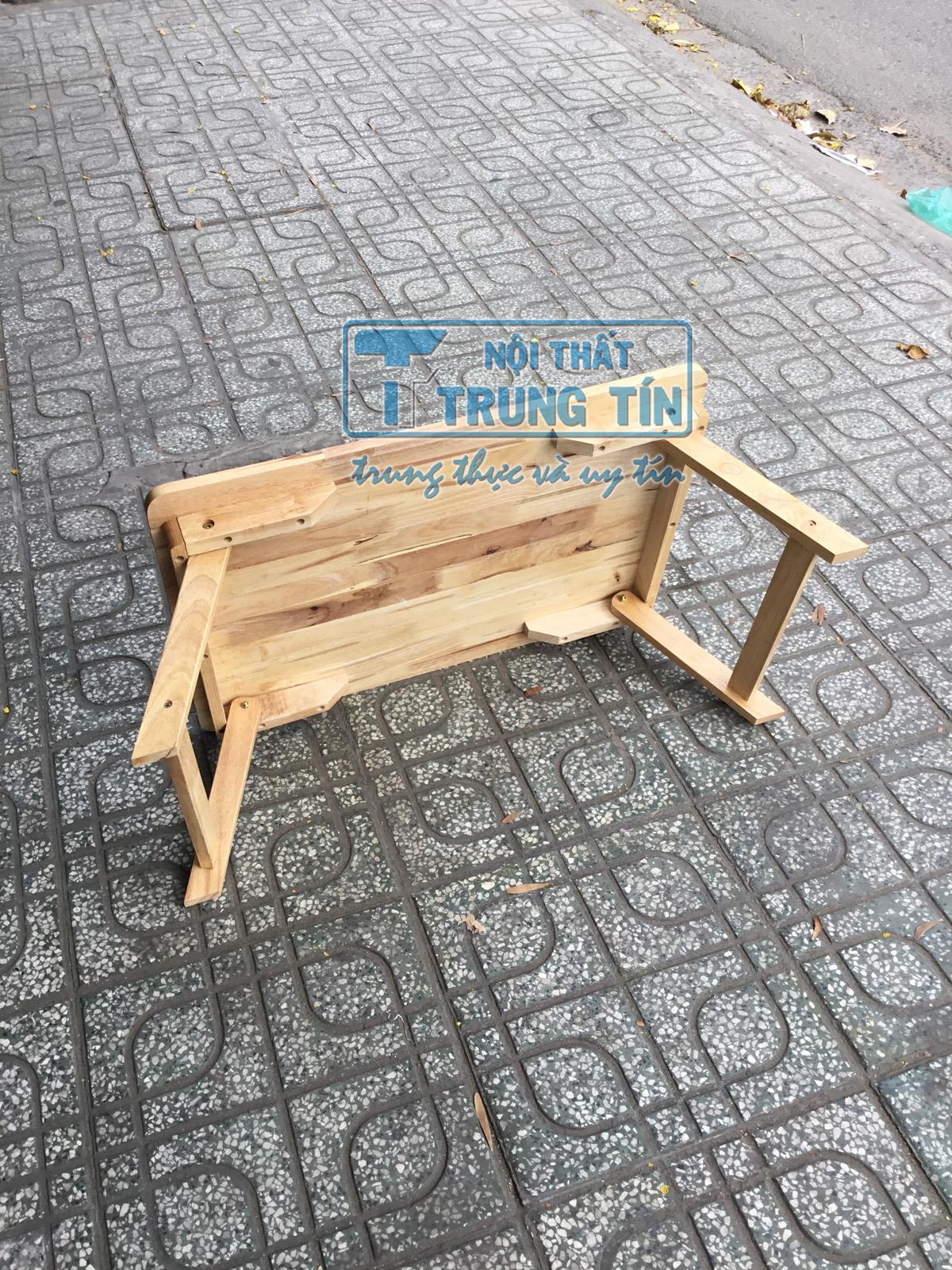 [HCM]BÀN XẾP GỖ 50*70 MÀU TỰ NHIÊN