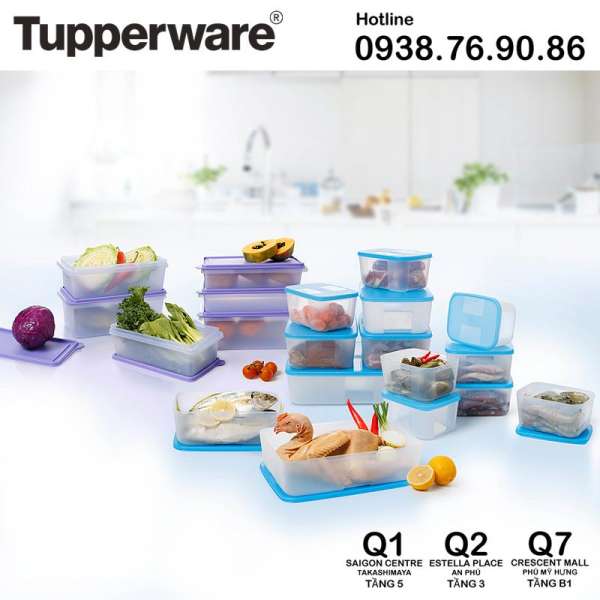 Bộ hộp đông và mát Tupperware 20 hộp + SET QUÀ TẶNG HẤP DẪN