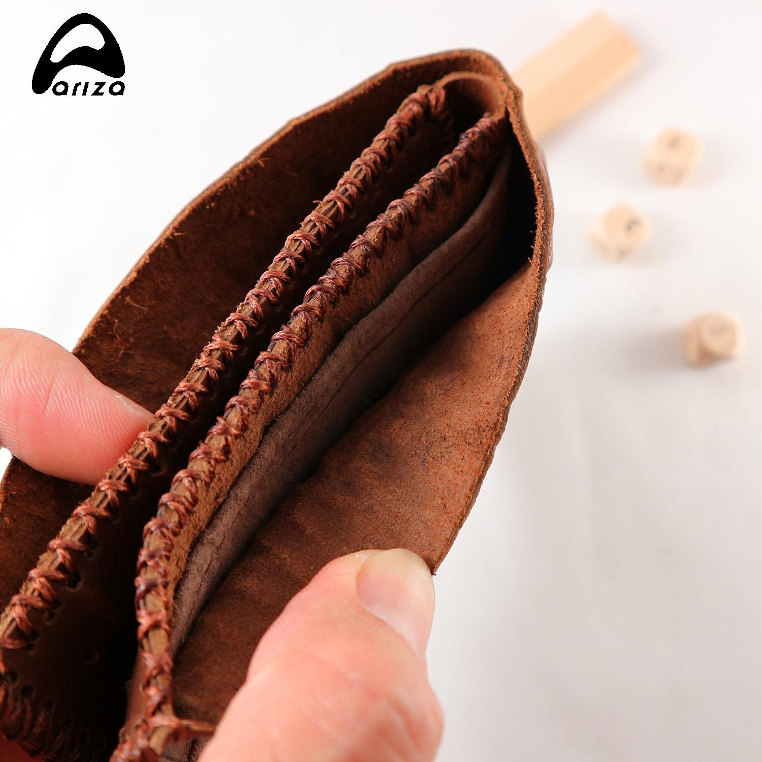 Ví bóp nam da bò thật (100%) vân cá sấu handmade Ariza ( PHAT TIEN SHOP bảo hành 12 tháng)