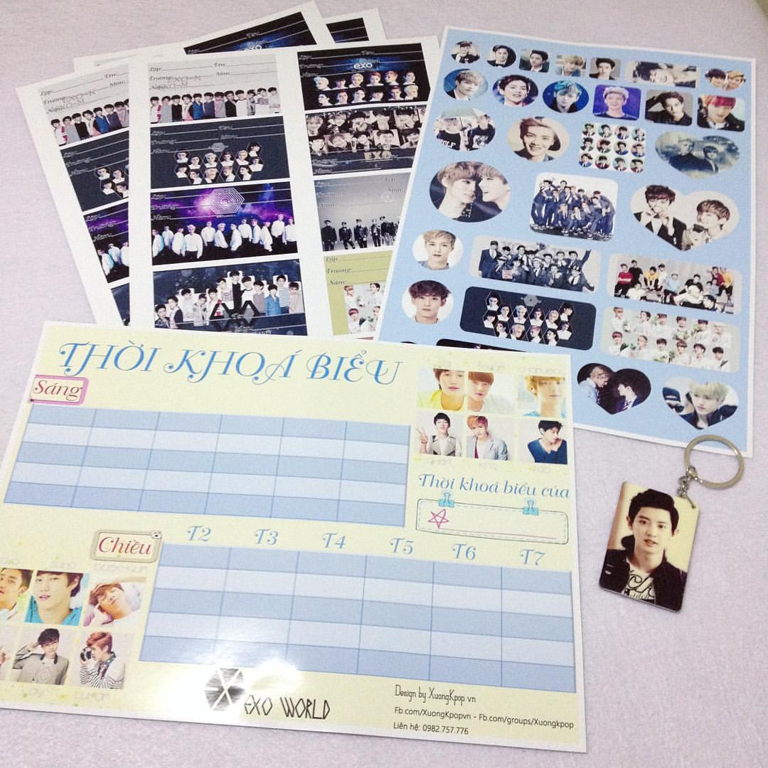 Nhãn vở EXO