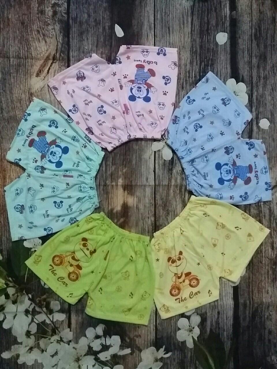 10 quần đùi cotton cho bé 4-15kg