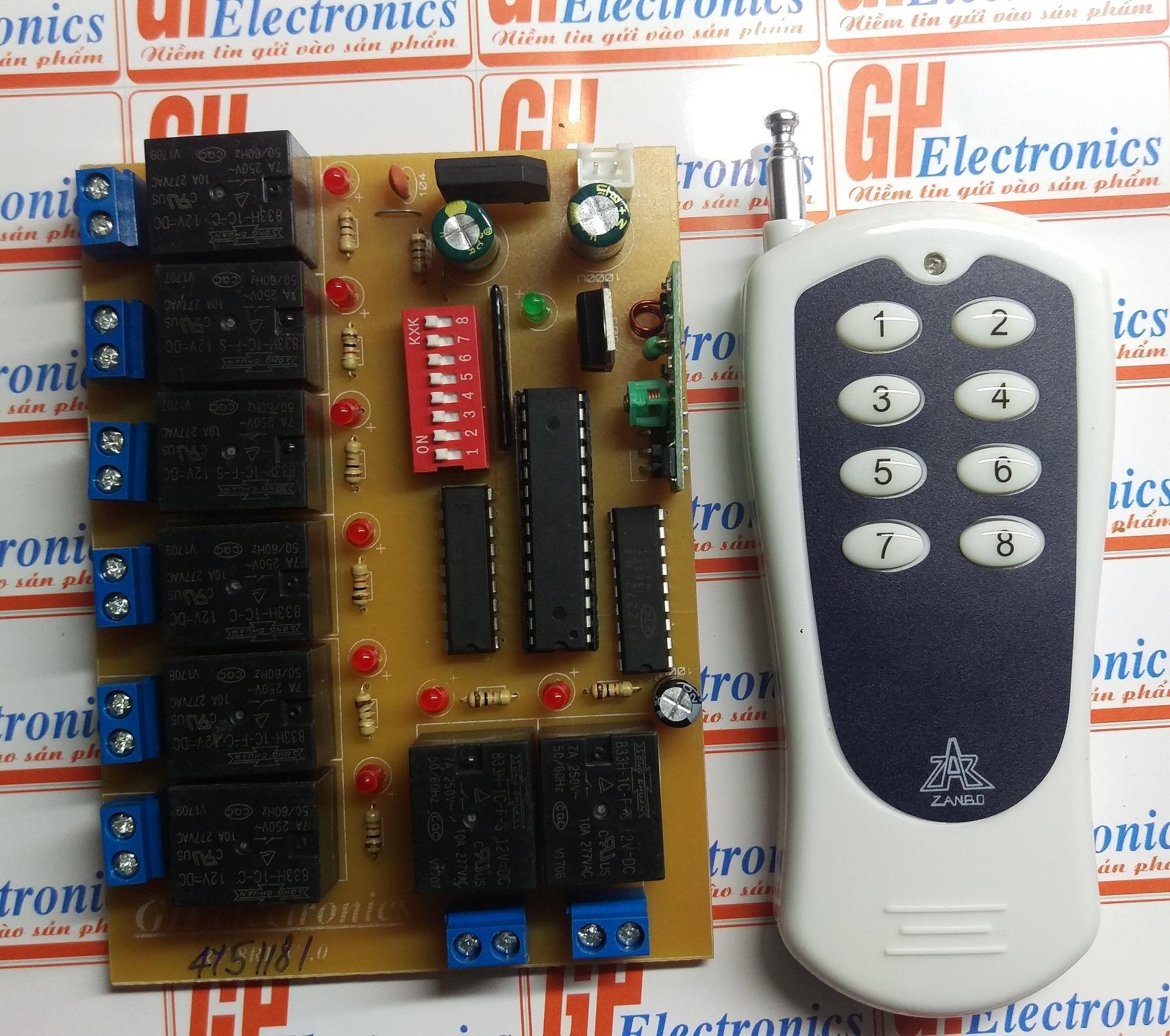 Bộ điều khiển từ xa 8 kênh GH Electronics