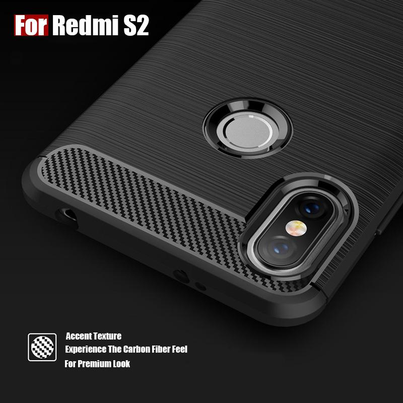 Ốp lưng phay xước cho Xiaomi Redmi S2 chống sốc
