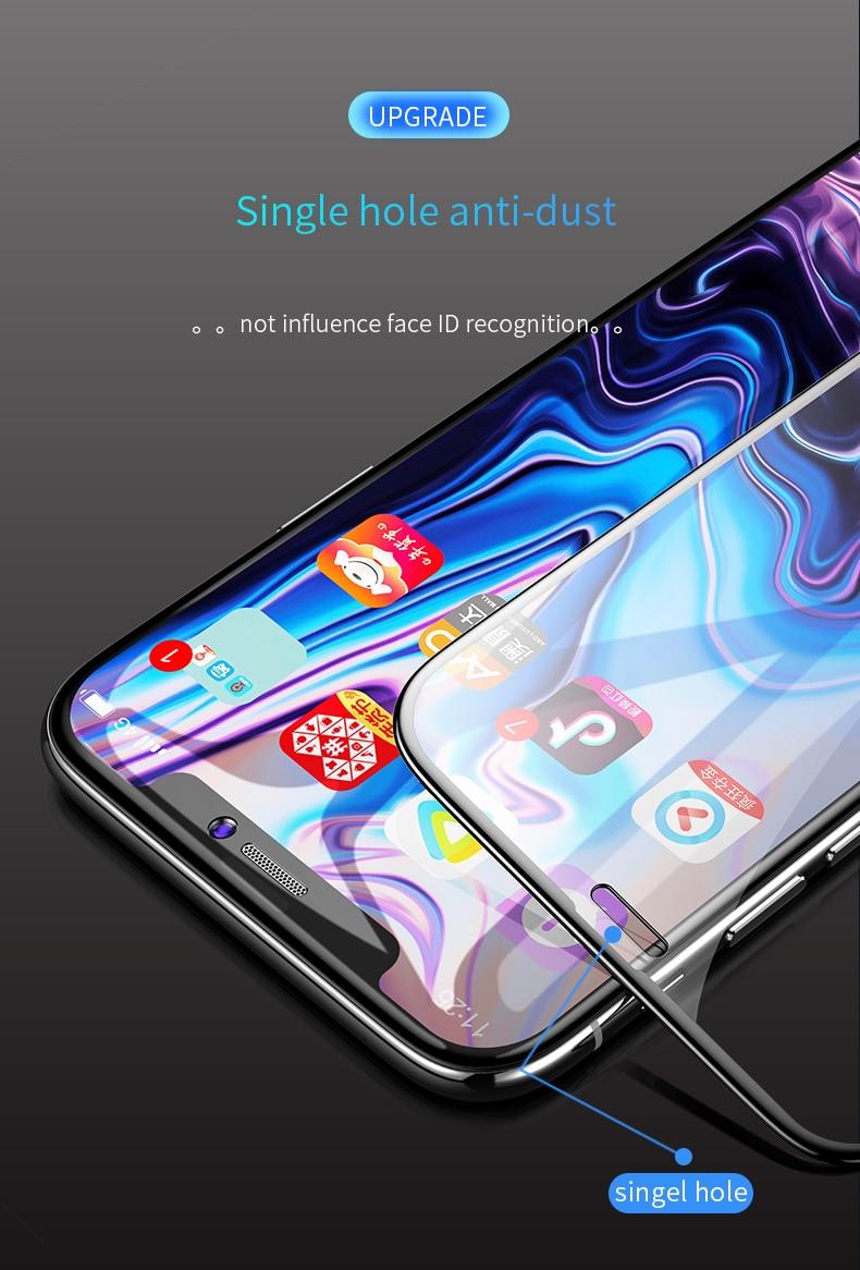 Miếng Dán Kính Cường Lực 15D Cho iPhone Xs Max (Đen)