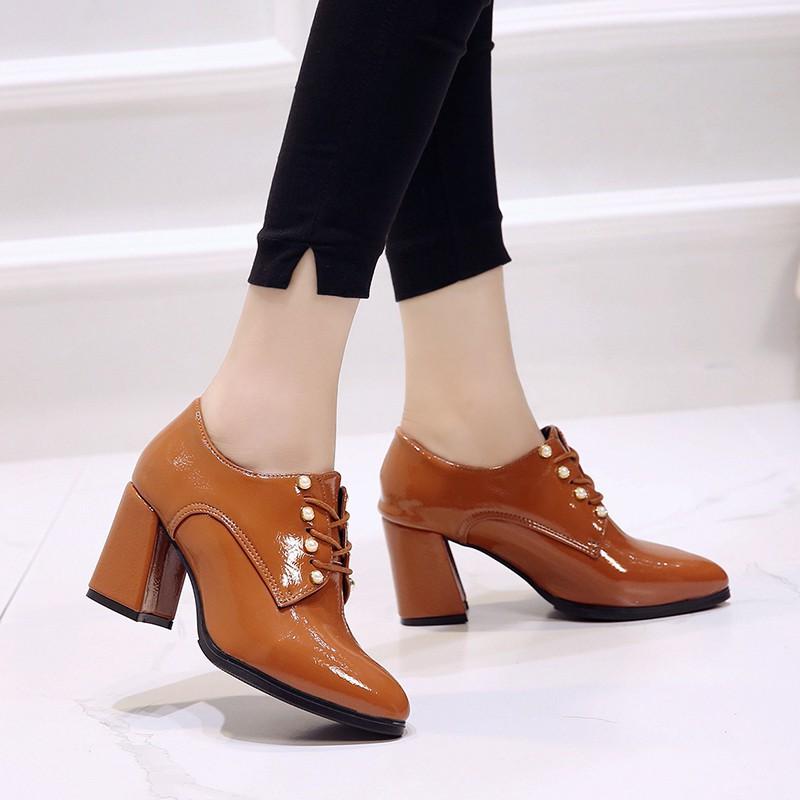 GIÀY CAO GÓT 7P ĐẾ VUÔNG/BOOT CỔ NGẮN