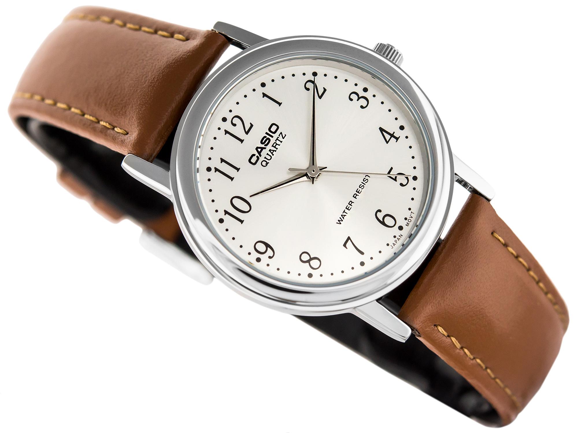 Đồng hồ nữ dây da Casio Anh Khuê LTP-1095E-7BDF