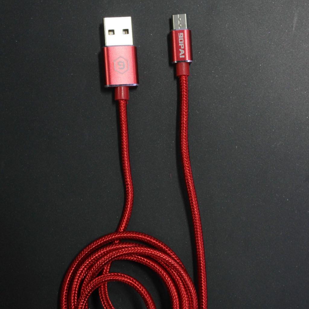 Cáp sạc MicroUSB dài 1.2m 90PAI PS-15