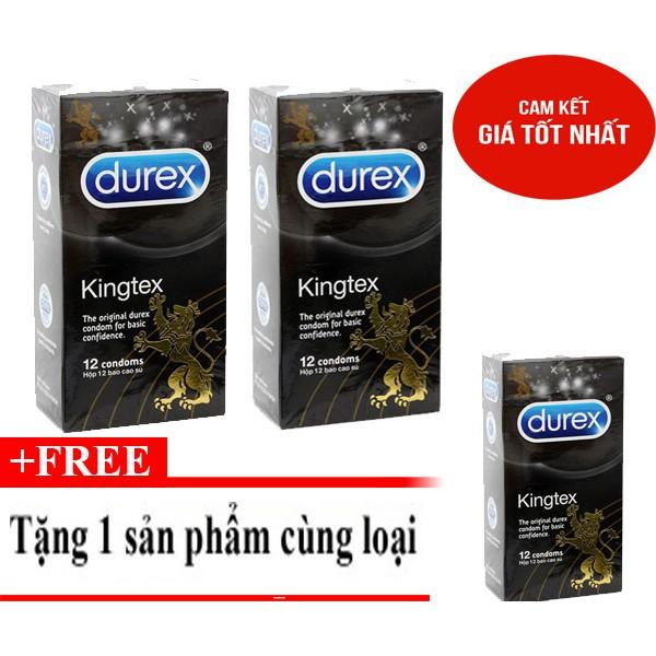 [HCM]bao cao su DUREX KINGTEX OM KHIT 49MM