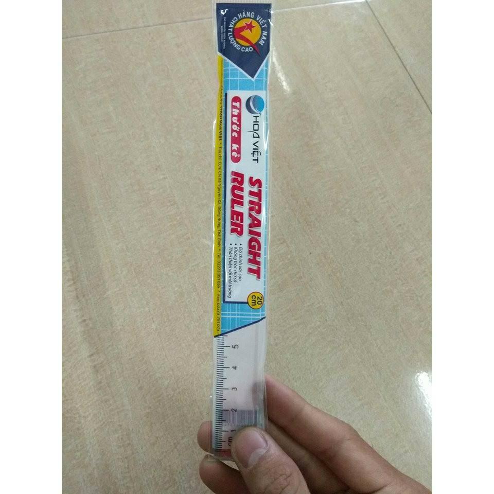 25 chiéc thước kẻ 20cm  ( 1 bó )