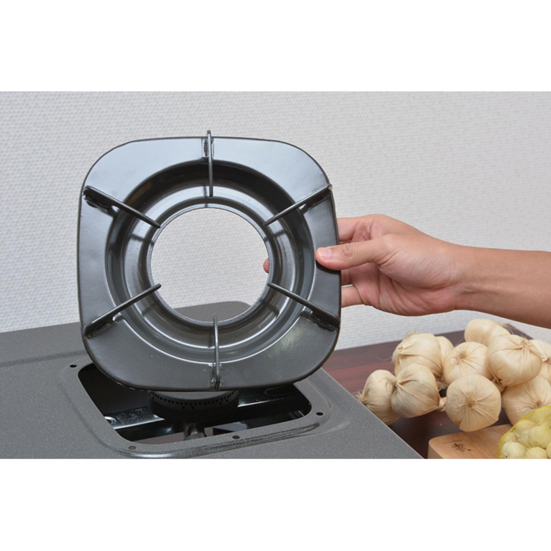 [Voucher 7% Max 800K] Rinnai Rv-360 Gmn Double Gas Stove (Black)[Today]