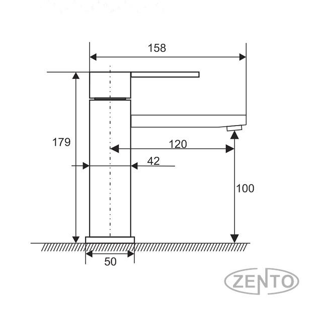 Combo sen cây và vòi lavabo inox304 Zento KM112