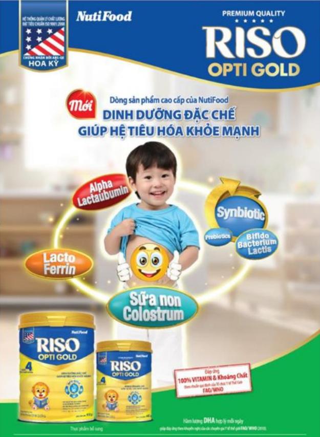 Một thùng Sữa bột pha sẵn RISO OPTIGOLD 180ml x 48(1 tuổi trở lên)