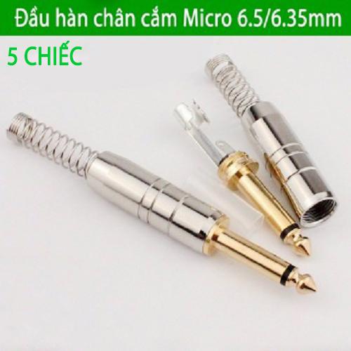 ComBo 5 đầu hàn rắc cắm 6,5mm