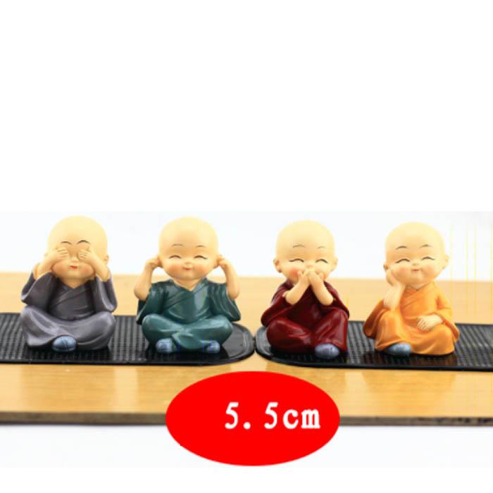 Bộ tượng chú tiểu tứ không (gồm 4 chú tiểu)