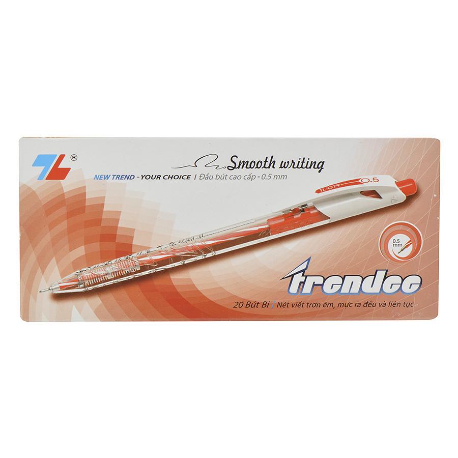 [HCM]Bút Bi Thiên Long TL-079 Trendee - 0.5mm - Hộp 20 Bút