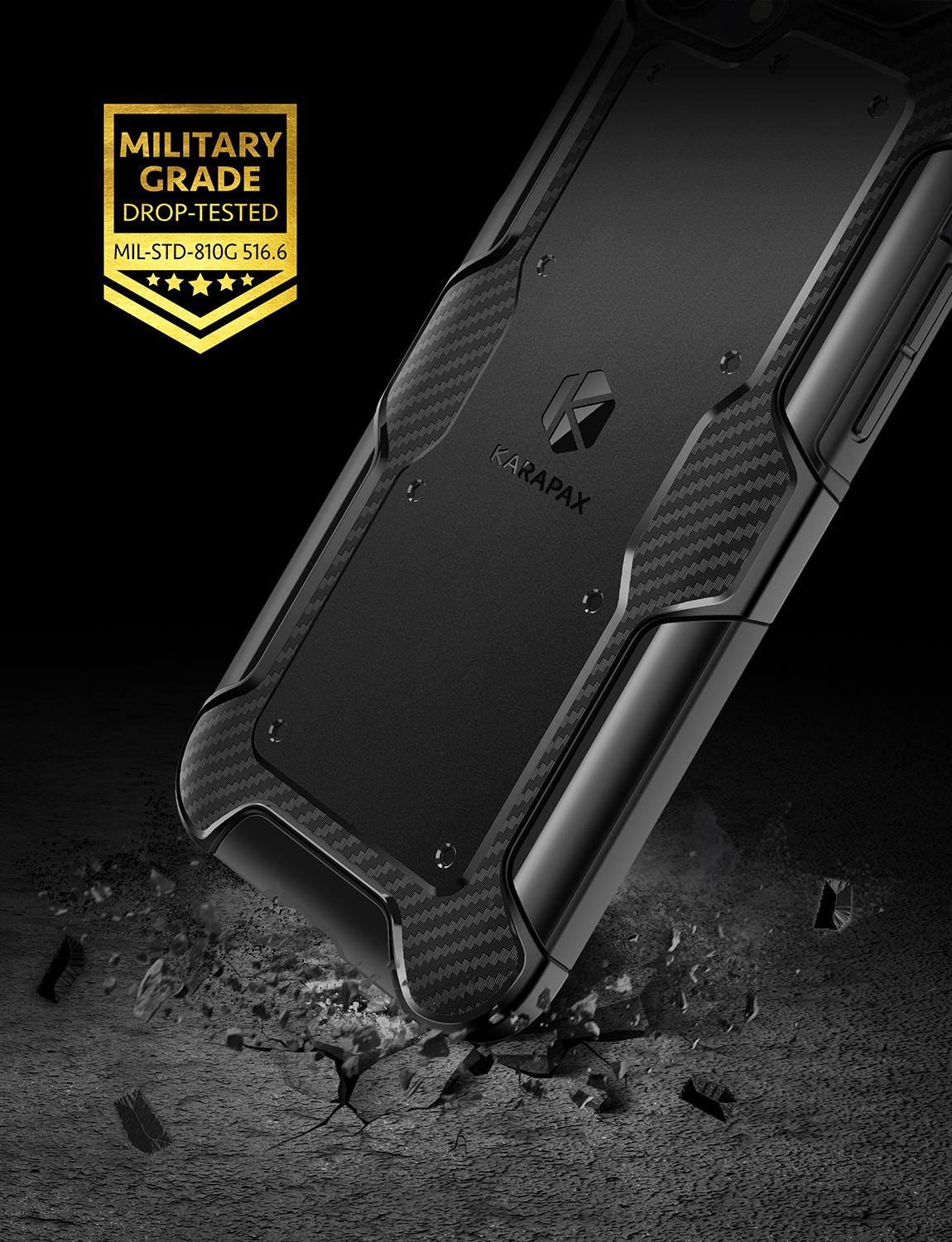 Ốp lưng Anker KARAPAX Shield+ cho iPhone 7/8 - Black