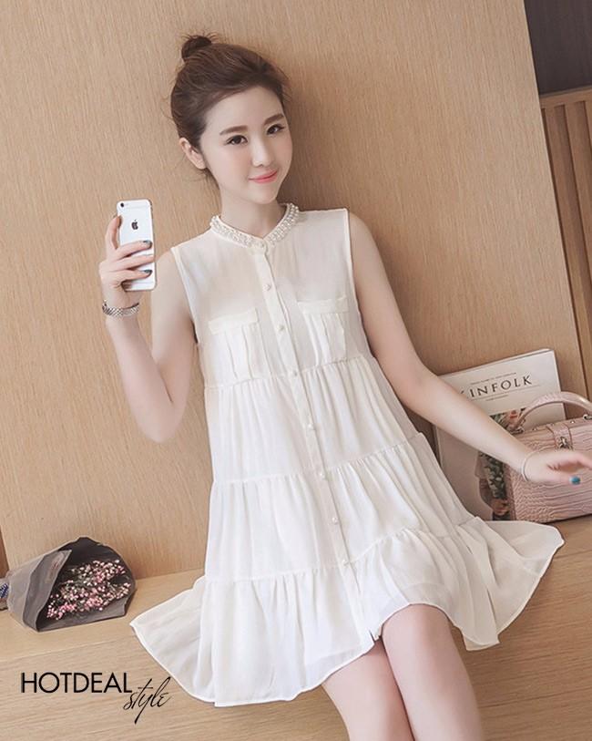 Đầm xòe ruby