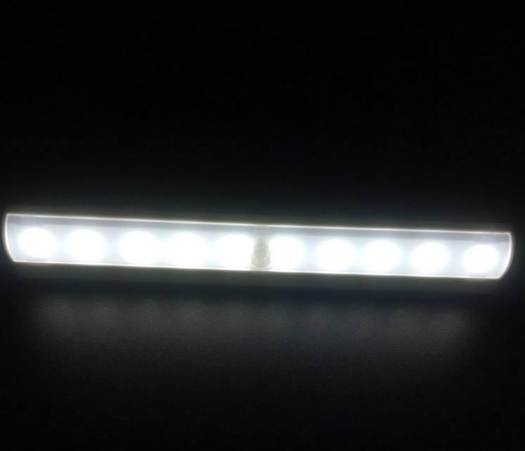 Combo 3 Sản Phẩm Đèn Cảm Ứng Led Thông Minh Hồng Ngoại Dùng Pin Gắn Tủ Quần Áo, Tủ Giầy, Bếp