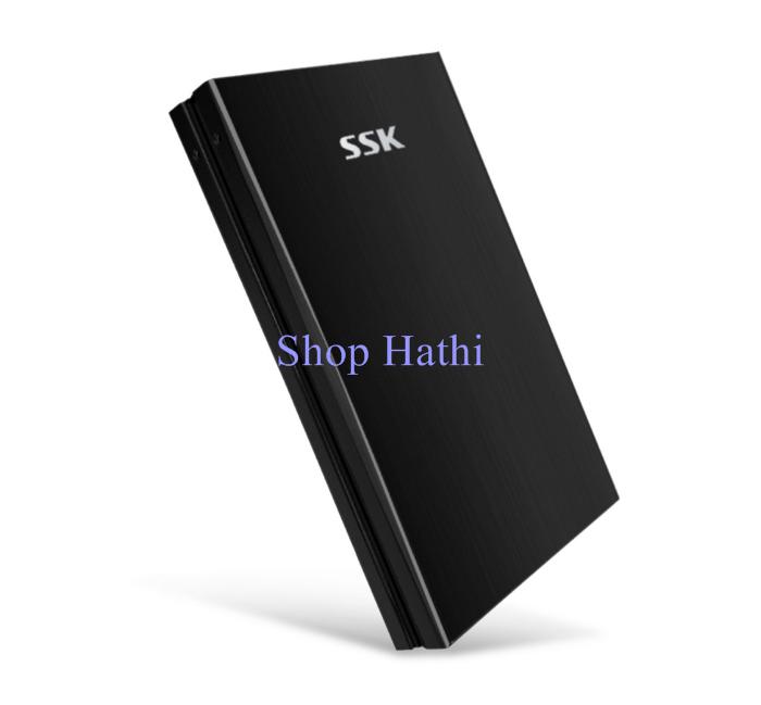 Hộp đựng ổ cứng HDD Box 2.5  USB 2.0  SSK SHE 066 (Đen)