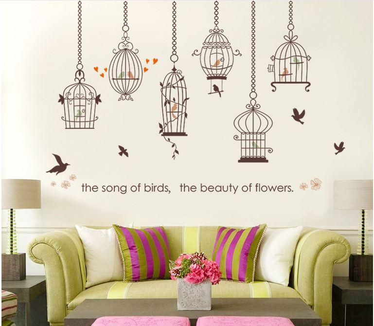 Large size nice place wall decal sk9088-sk9081 frameless decals