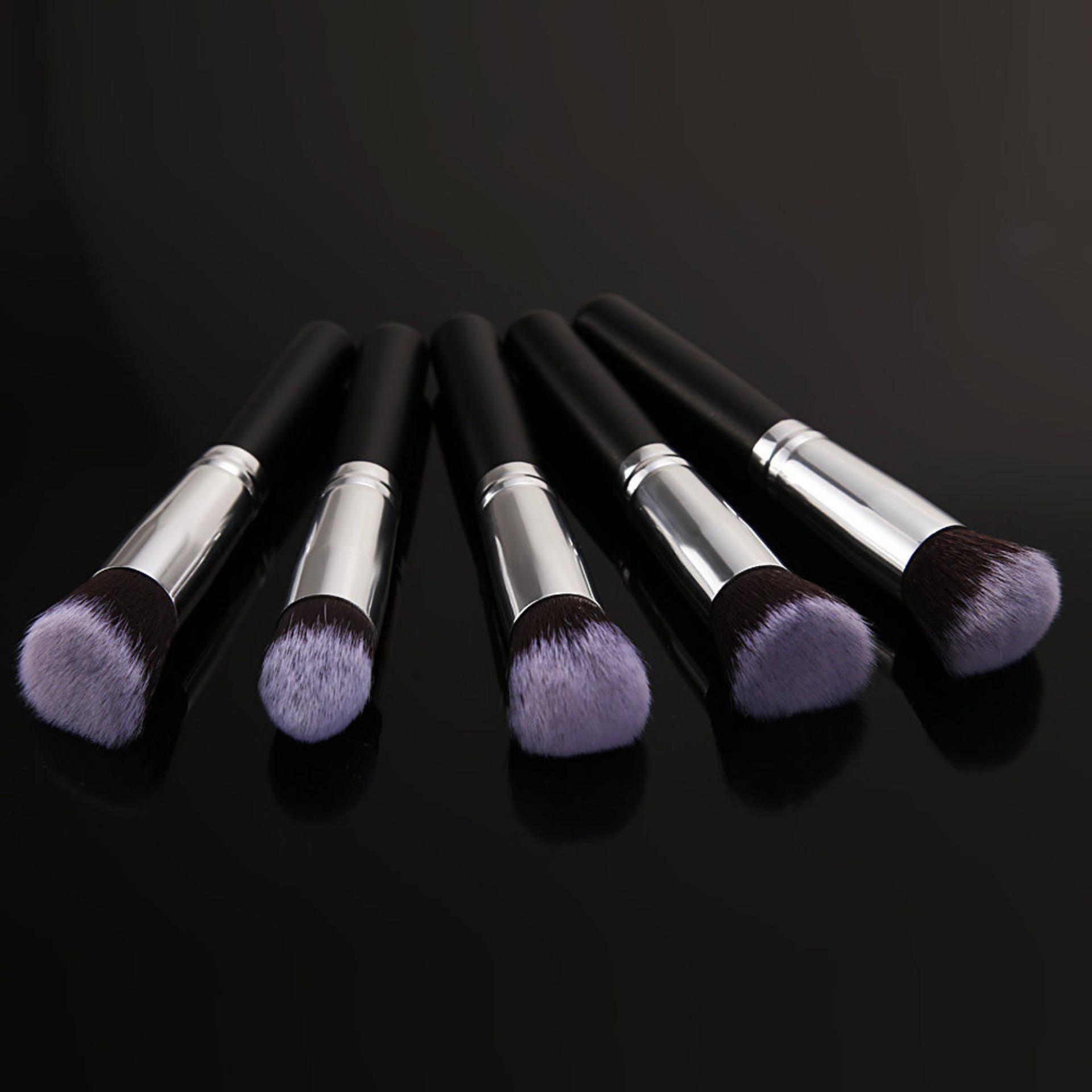 [HCM]Cọ trang điểm 10 món kèm bao da bảo vệ Pro Comestic Makeup Sets