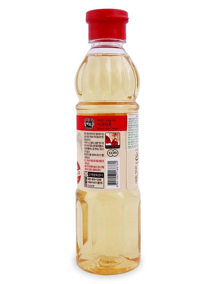 Dấm Táo Hàn Quốc Beksul 500 ml