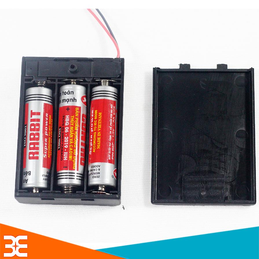 Đế Pin AA Có Nắp 3 Pin ( Chưa Bao Gồm Pin )