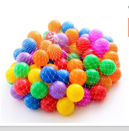 sét 100 quả bóng chơi cho bé
