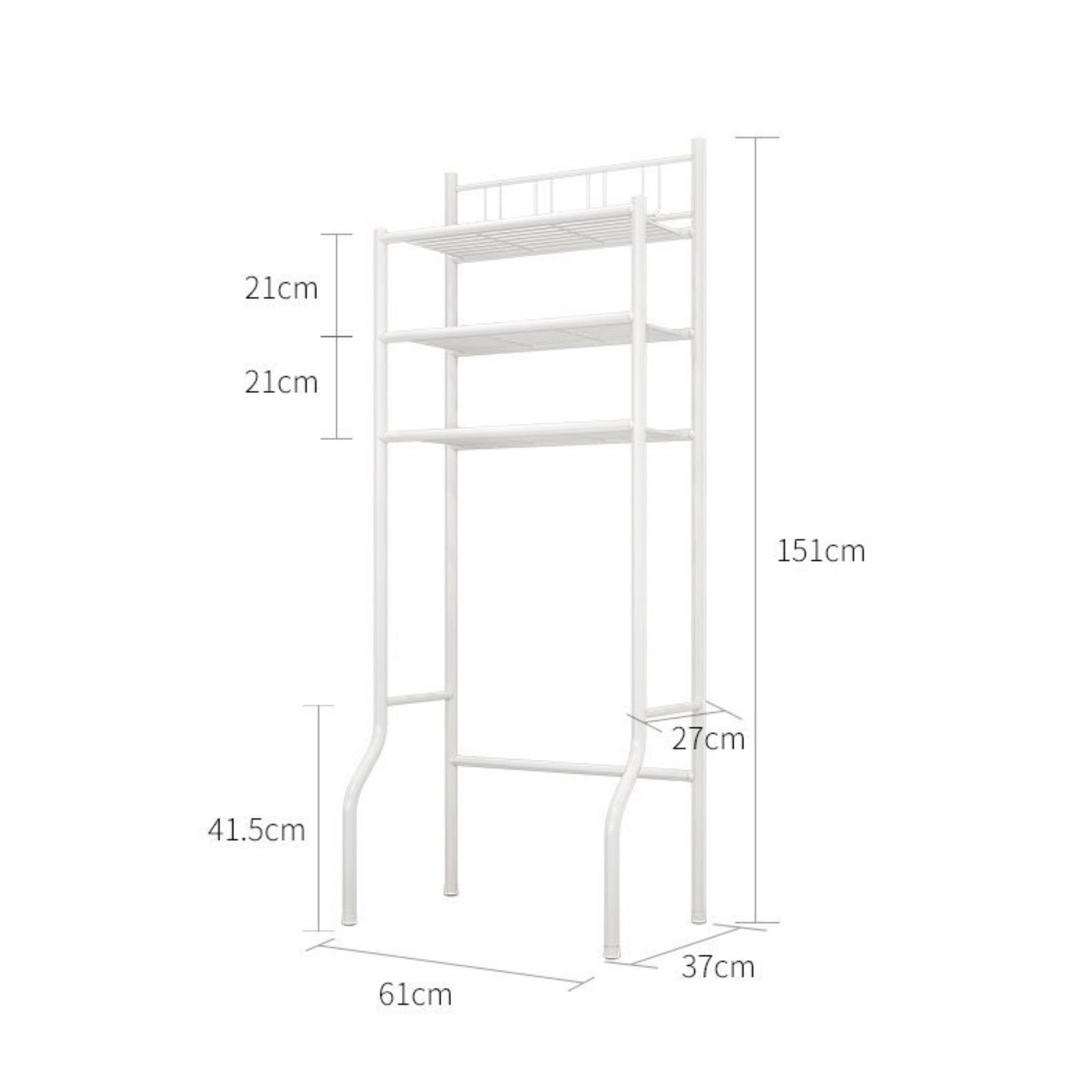 Kệ 2 tầng để đồ phía máy giặt hoặc bồn vệ sinh Z723