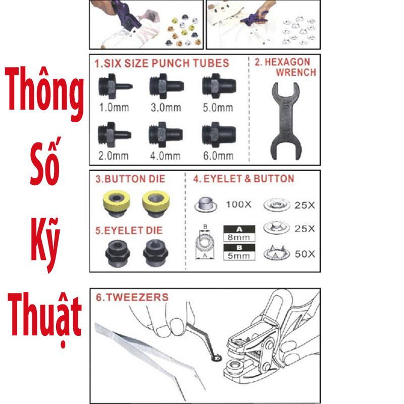 Kìm bấm lỗ dây nịt cao cấp Licota - AGP-LP04S
