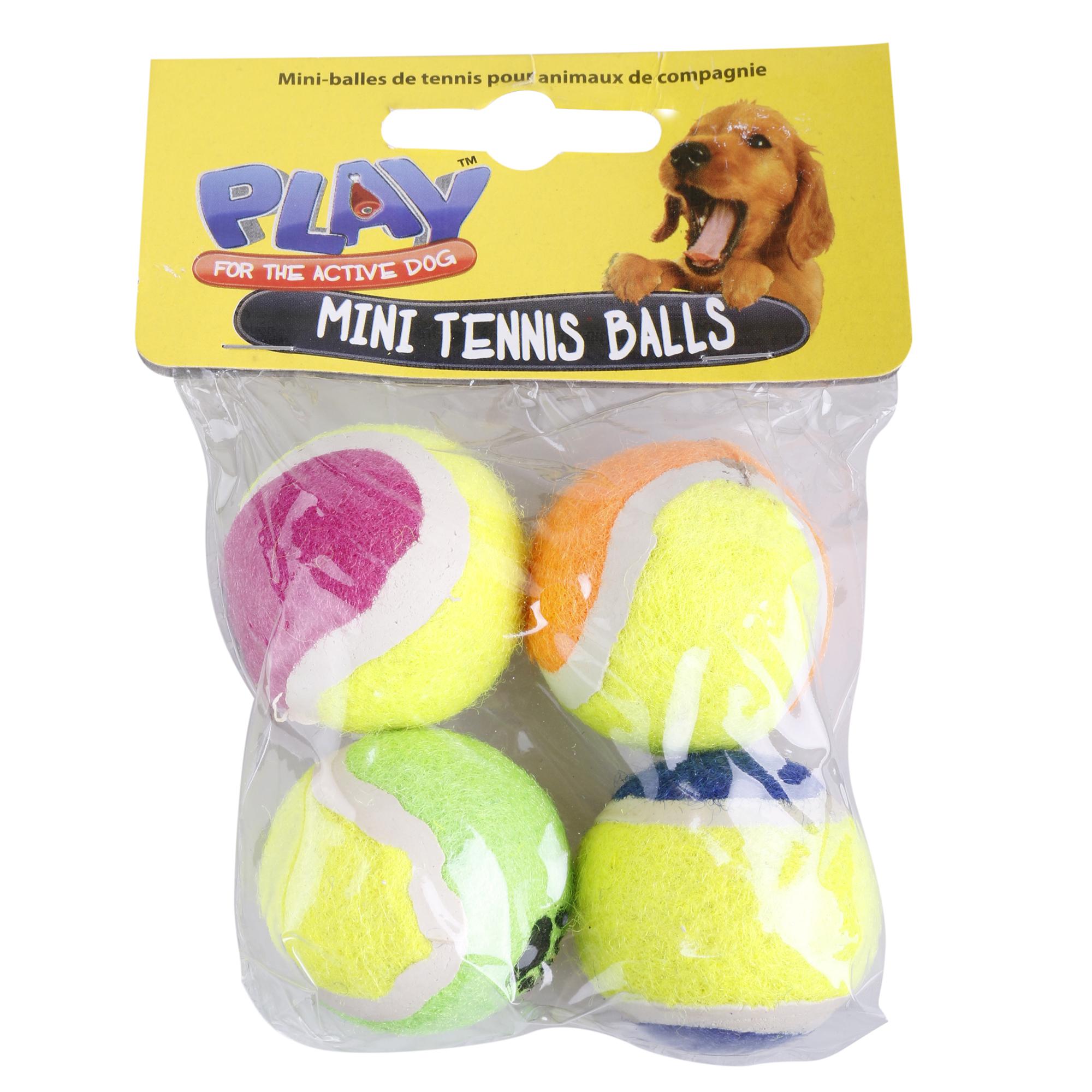 Bóng tennis mini cho thú cưng 4 cái/ bộ ubl pa2173
